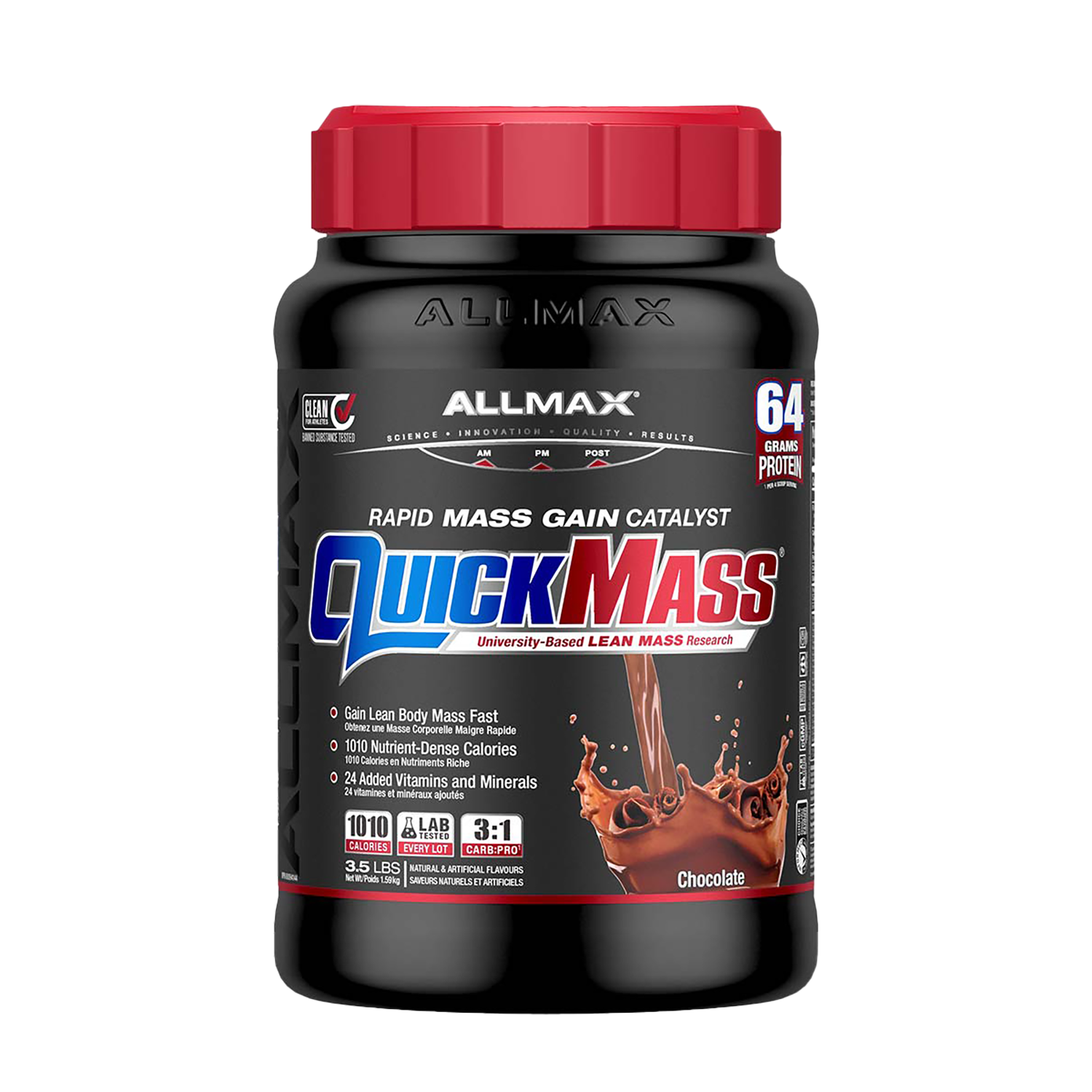 QuickMass&reg; - Chocolate - 3.5lbs  | GNC